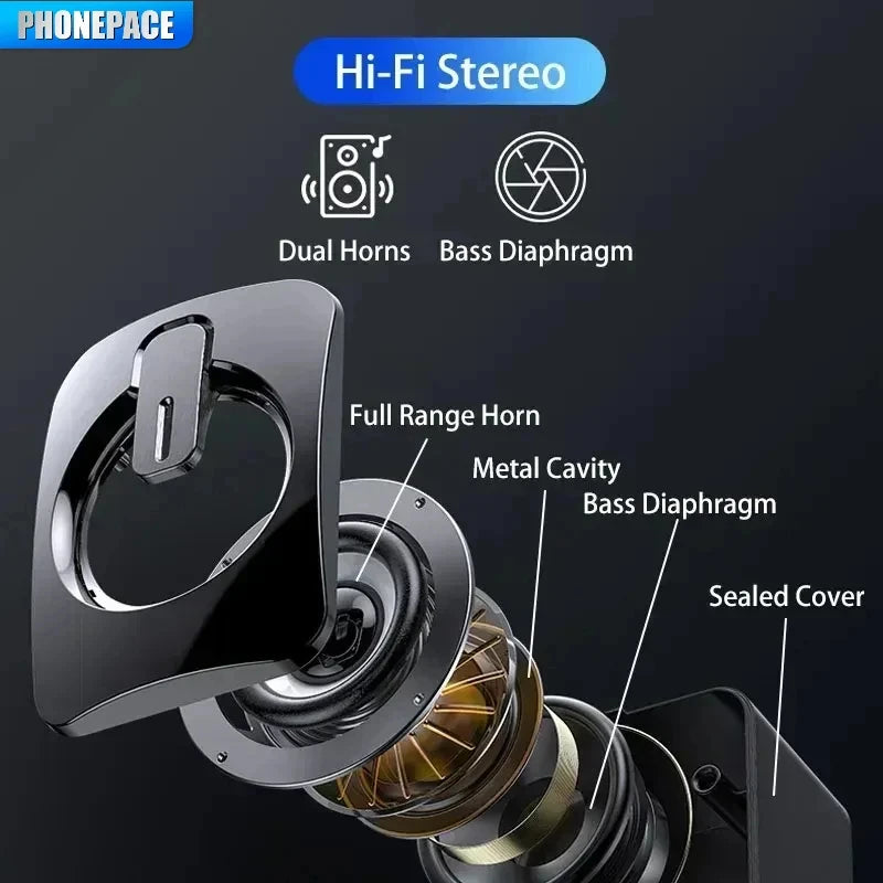 Computer Speaker Stereo Sound With Microphone 3.5mm AUX Home Office PC