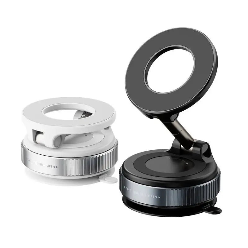 Vacuum Magnetic Car Phone Mount Strong Cup Car Foldable Phone Holder