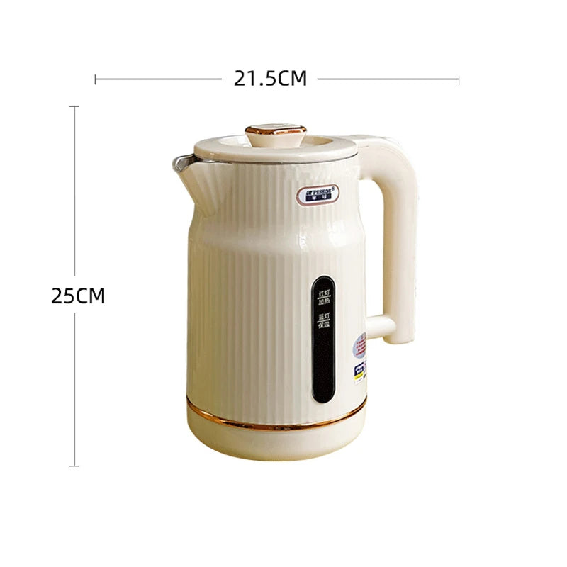New 1500W High Power Electric Kettle Home Use 3L Double Layer Smart Heat