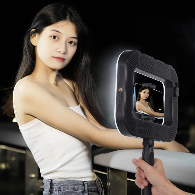 New Handheld Ring LED Rechargeable Fill light Portable Mobile Phone Live