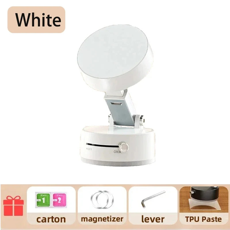 Vacuum Suction Cup Magnetic Mobile Phone Holder Foldable Portable Magnetic