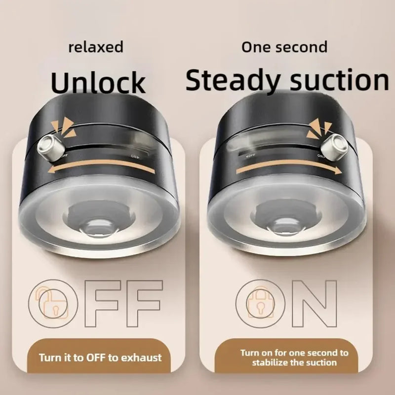 Vacuum Suction Cup Magnetic Mobile Phone Holder Foldable Portable Magnetic