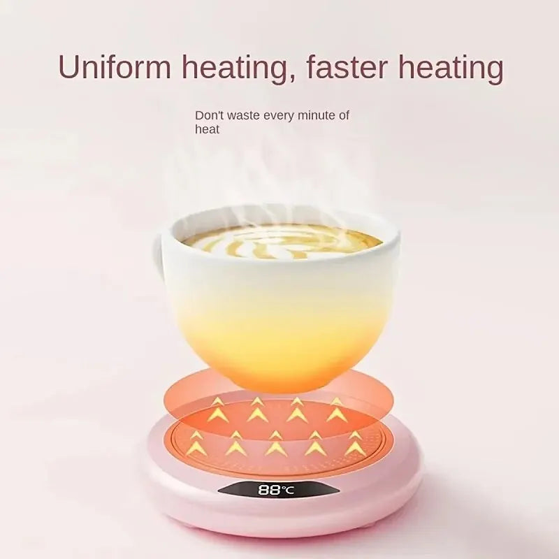 Thermostatic Heating Coaster USB Home Heating Coaster 3-speed Adjustment