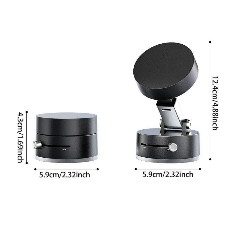 Vacuum Suction Cup Magnetic Mobile Phone Holder Foldable Portable Magnetic