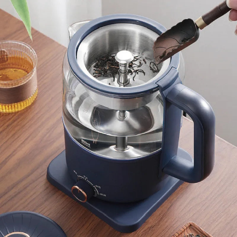 1.2L Pu'er Black Tea Glass Teapot Automatic Insulation Steam Teapot