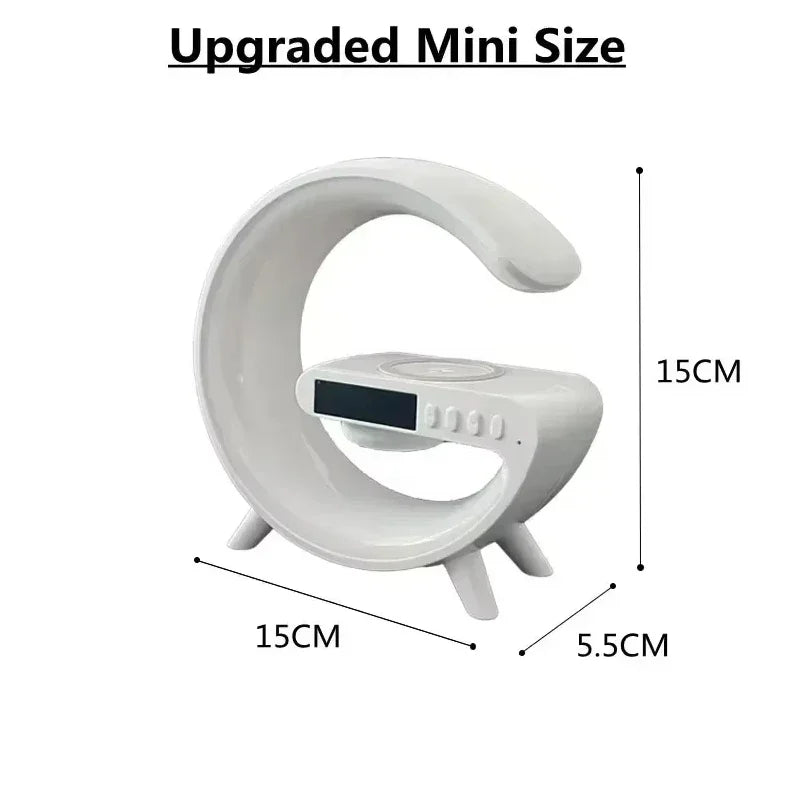 G63 speaker wireless charger tablet holder TF card RGB night light
