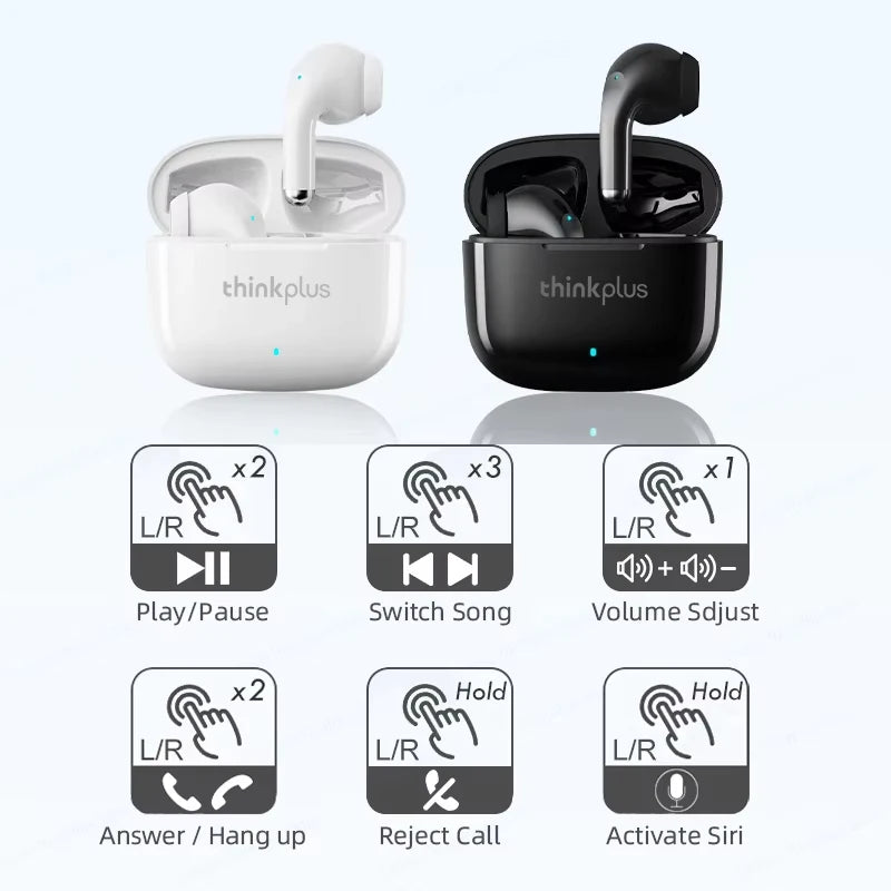 Choice Lenovo LP40 Pro TWS Bluetooth Earphones Touch Control Music Sport
