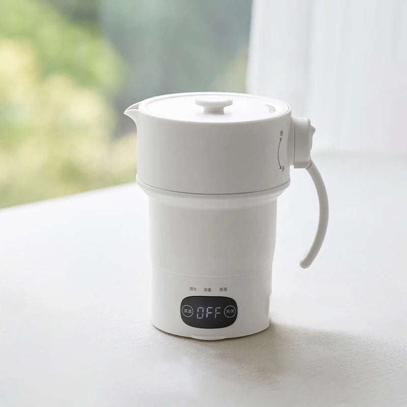 220V Folding Electric Kettle 0.6L Household Portable Travel Electric Water