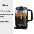 1.2L Pu'er Black Tea Glass Teapot Automatic Insulation Steam Teapot
