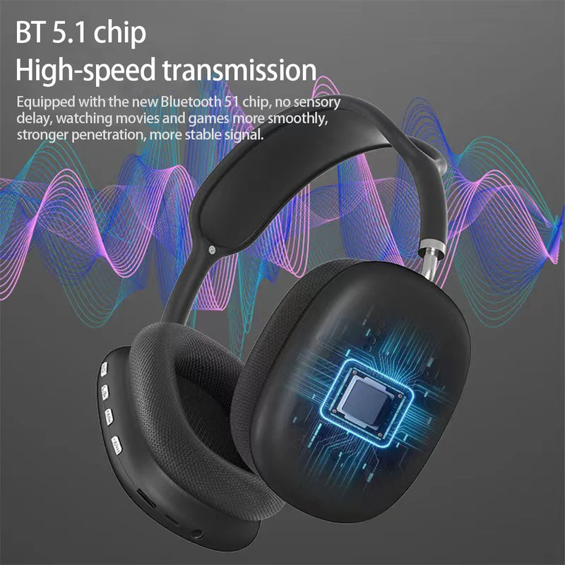 P9 Wireless Bluetooth Headset Outdoor Sports Gaming Wireless Headphones with