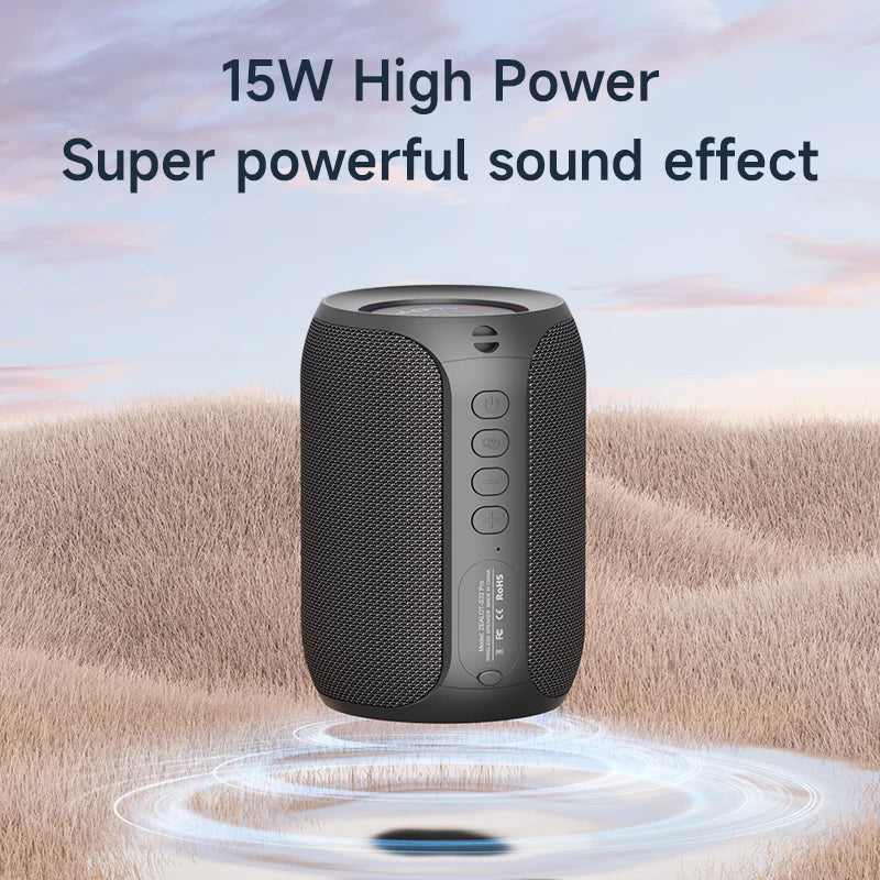 Zealot-S32PRO Powerful Bluetooth Speaker, Bass Wireless, LED Light,